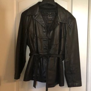 Wilson’s Maxima Black Leather Jacket